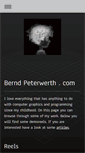 Mobile Screenshot of berndpeterwerth.com