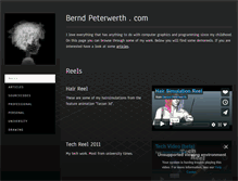 Tablet Screenshot of berndpeterwerth.com